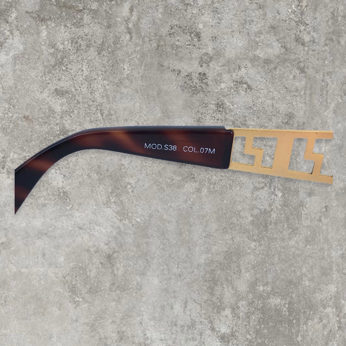 Versace MOD S38 Sunglasses | O/S, Gold