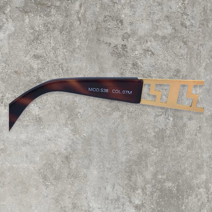 Versace MOD S38 Sunglasses | O/S, Gold