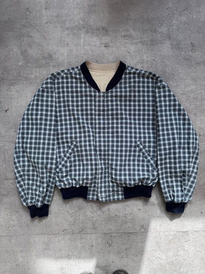 1980's Emporio Armani Plaid Check Reversible Blouson (Sold As Seen) | Medium, Multicoloured