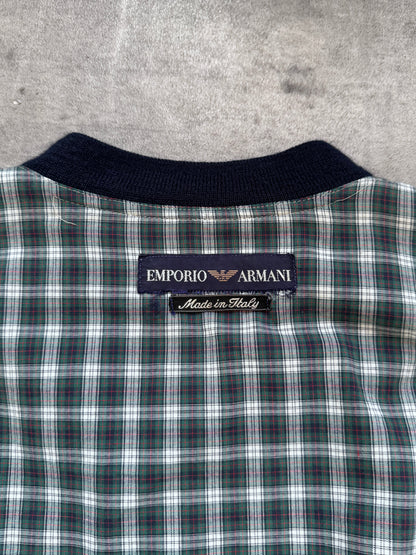 1980's Emporio Armani Plaid Check Reversible Blouson (Sold As Seen) | Medium, Multicoloured