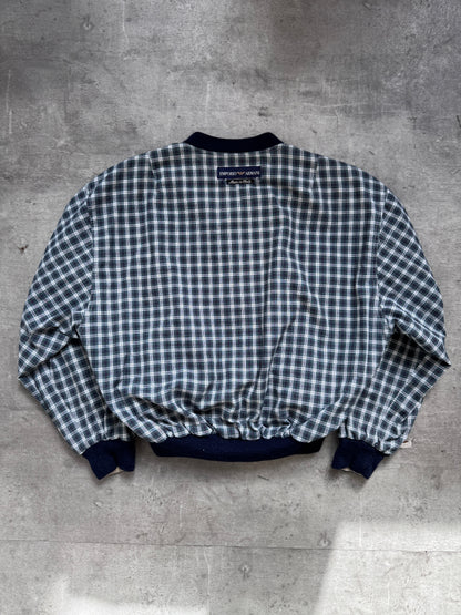 1980's Emporio Armani Plaid Check Reversible Blouson (Sold As Seen) | Medium, Multicoloured