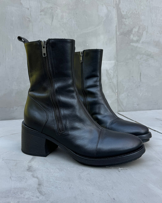 Ann Demeulemeester Heeled Vitello Leather Boots - EU 40