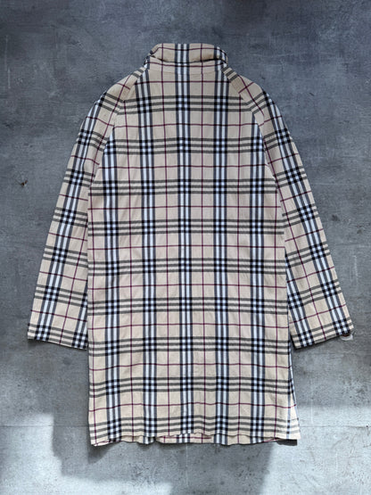 2000's Burberry Full Nova Check 3/4 Length Jacket | Medium, Checkered