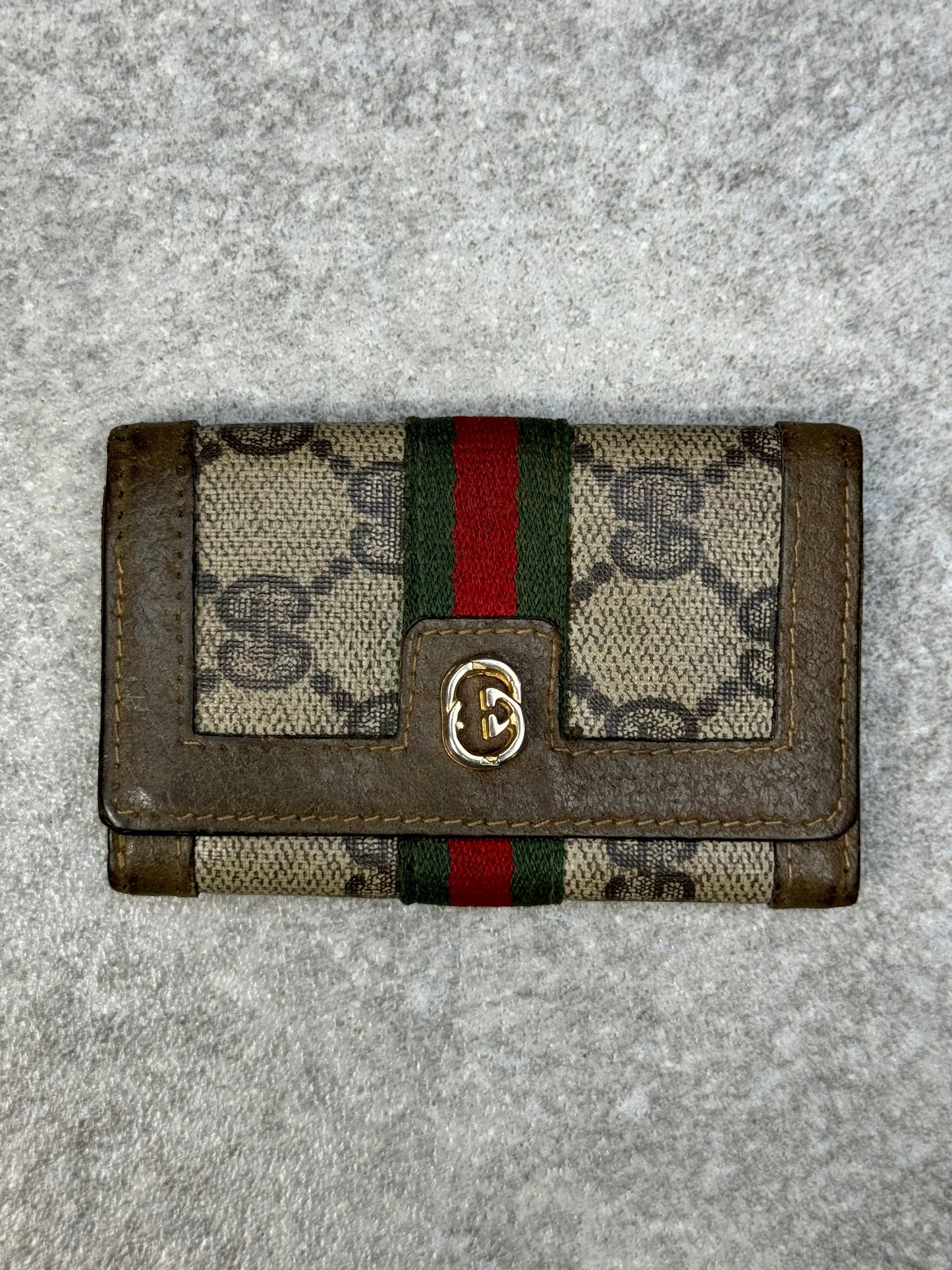 Gucci Supreme GG Web Bifold Key Pouch