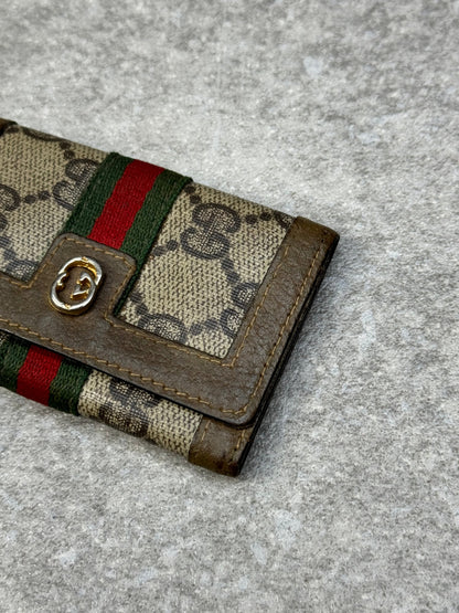 Gucci Supreme GG Web Bifold Key Pouch