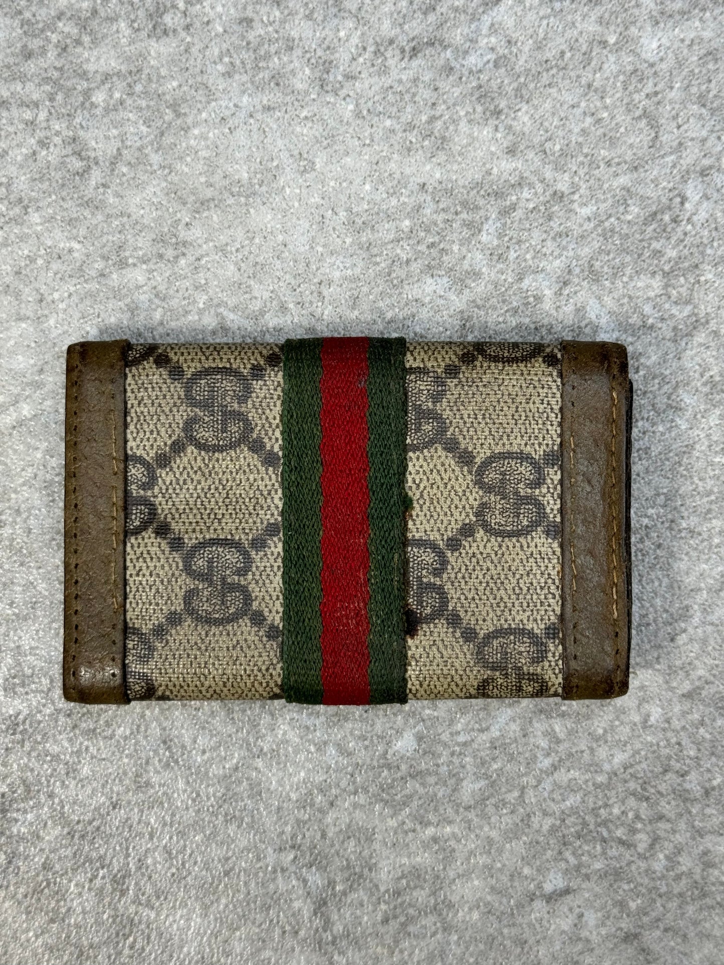 Gucci Supreme GG Web Bifold Key Pouch