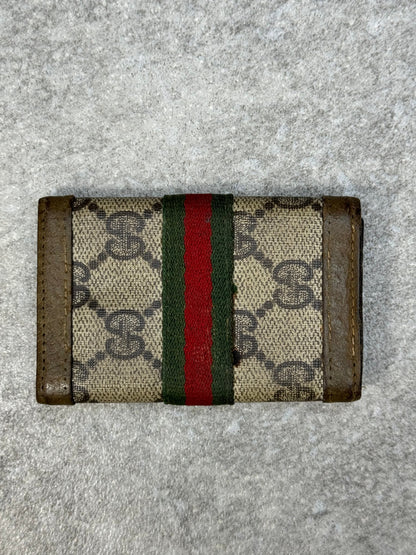 Gucci Supreme GG Web Bifold Key Pouch