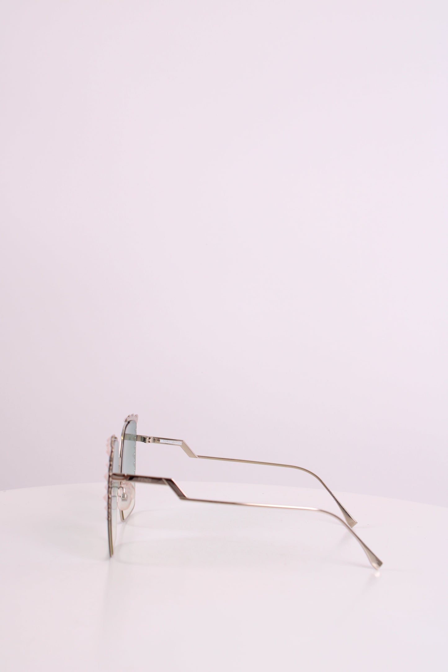 Fendi Embellished Square Sunglasses Green | O/S, Green
