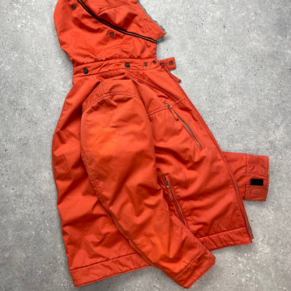 Stone Island Orange Raso Gommato Adjustable Hooded Jacket AW10 | X-Large, Multicoloured