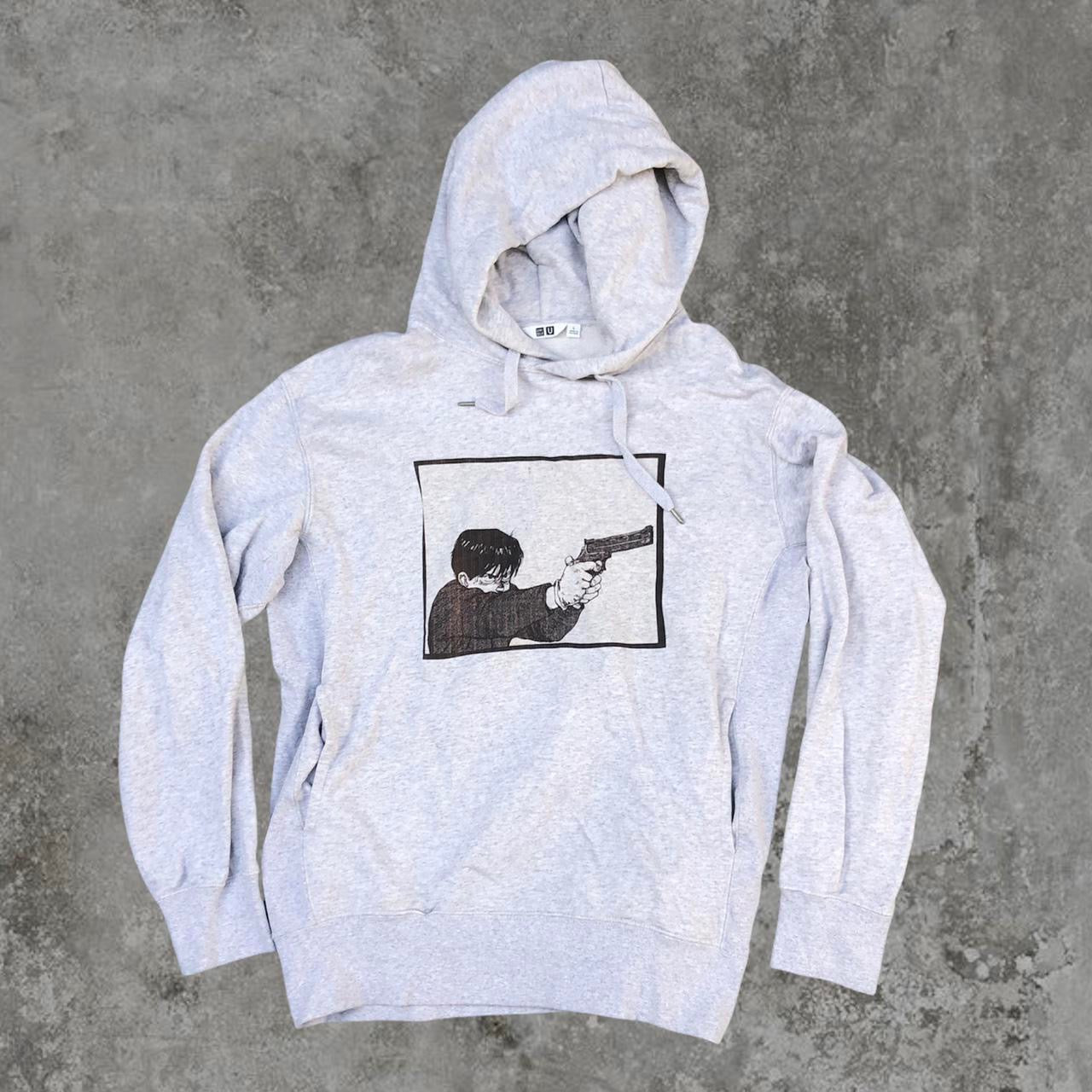 Pistol Anime Graphic Hoodie | Default Title, Black