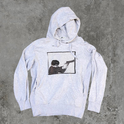 Pistol Anime Graphic Hoodie | Default Title, Black
