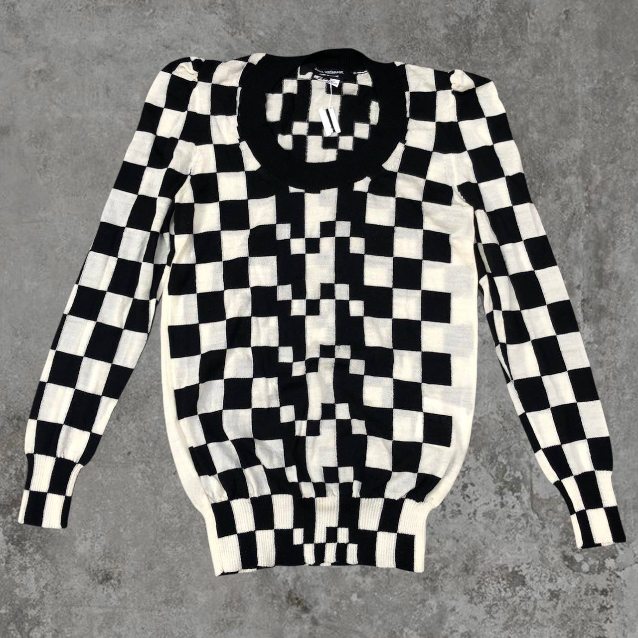 Junya Watanabe Comme Des Garcons Wool Check Jumper | Default Title, Multicoloured