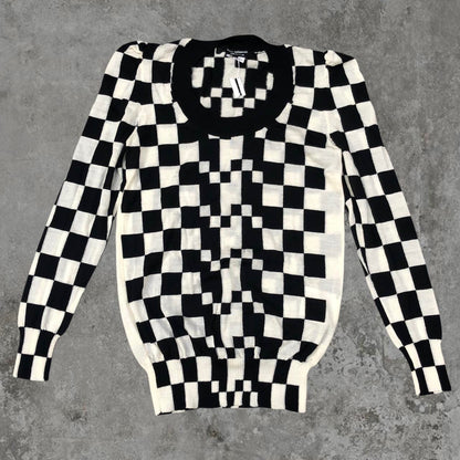 Junya Watanabe Comme Des Garcons Wool Check Jumper | Default Title, Multicoloured