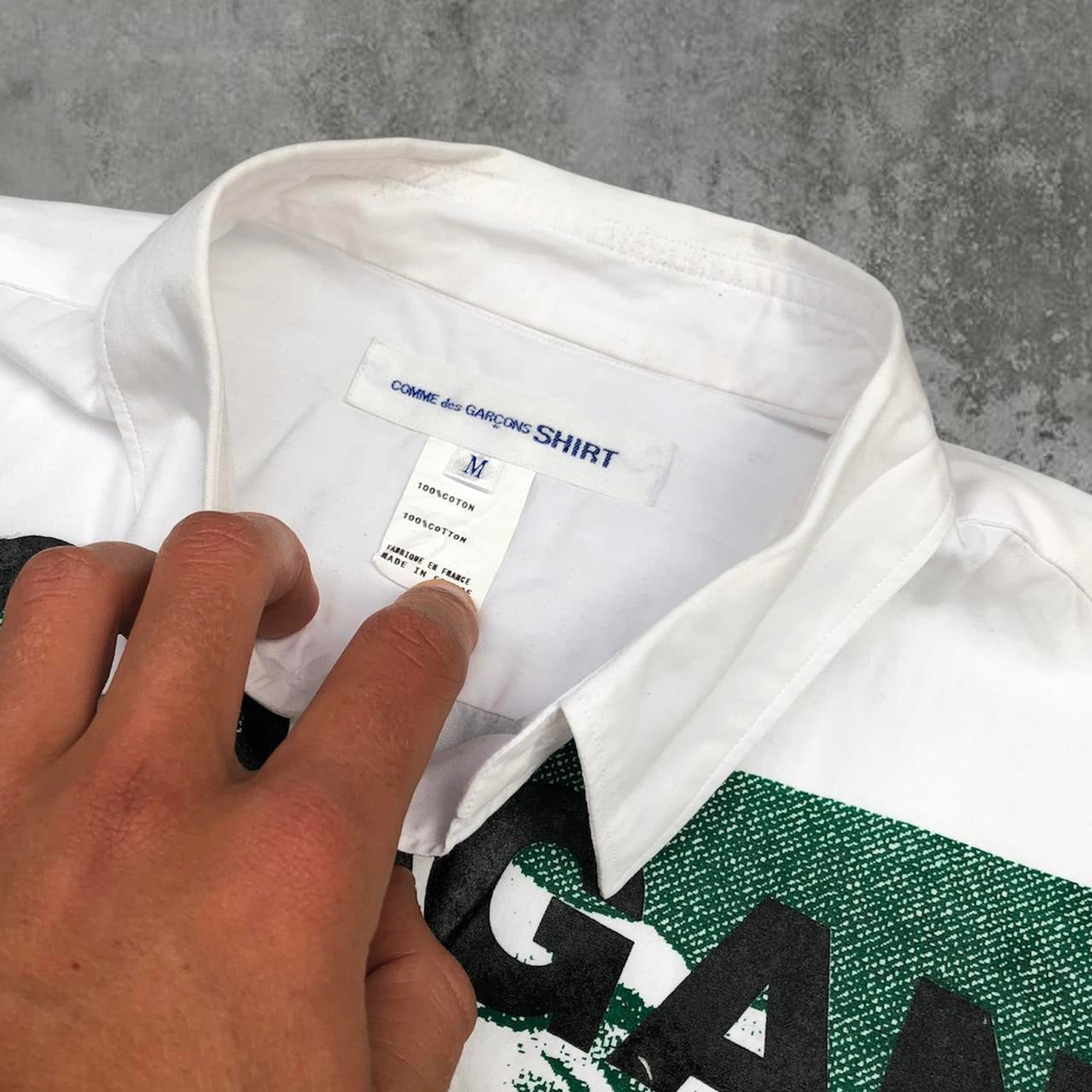 Comme des Garçons x Guerrilla Store Graphic White Shirt | Default Title, White