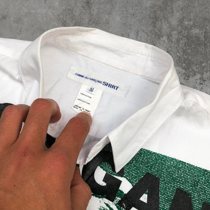 Comme des Garçons x Guerrilla Store Graphic White Shirt | Default Title, White