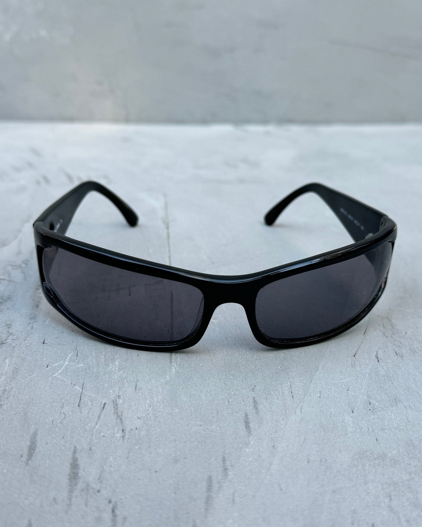 Miu Miu Wrap Around Black Sunglasses | O/S, Black