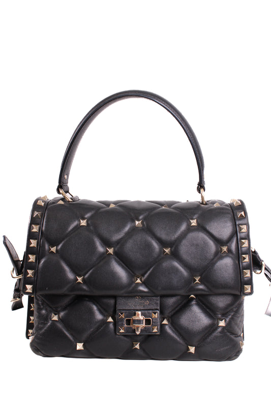 Valentino Candystud Handbag Black | O/S, Black