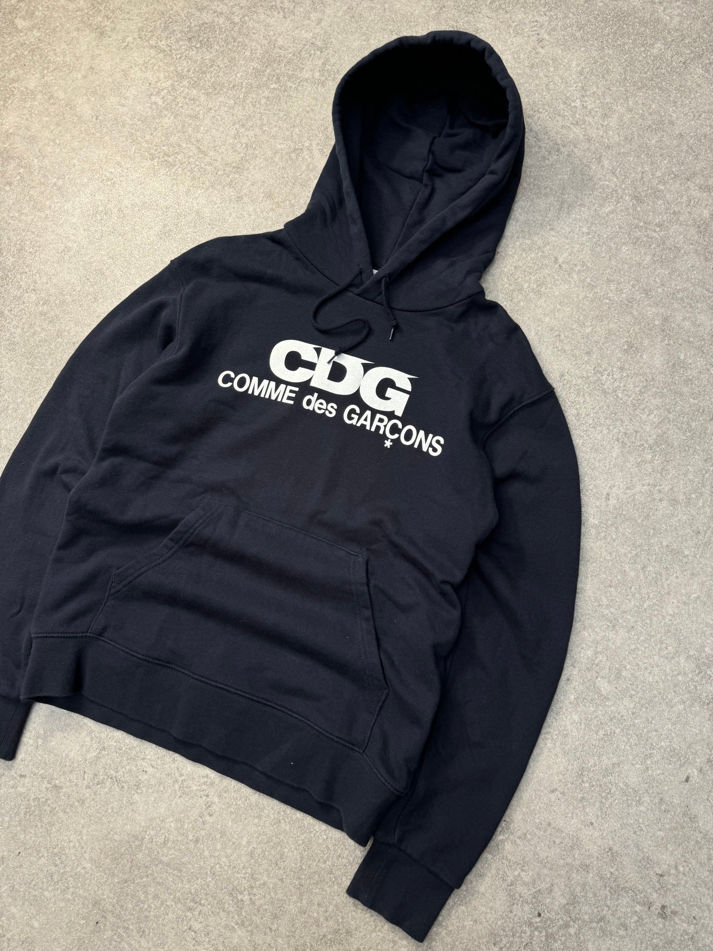 Comme des Garcons CDG Logo Printed Hoodie