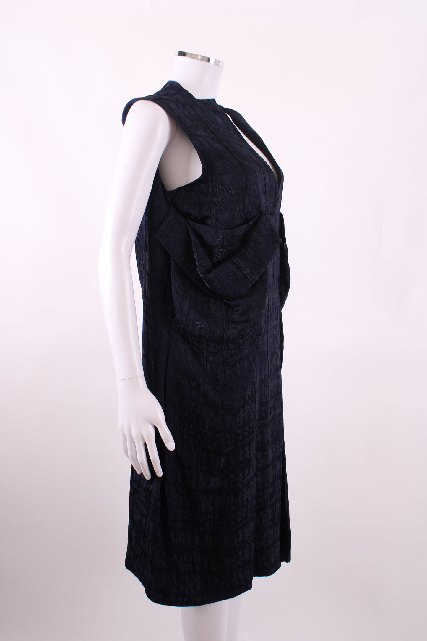 Marni S/S V Neck Dress Navy 12 | O/S, Navy