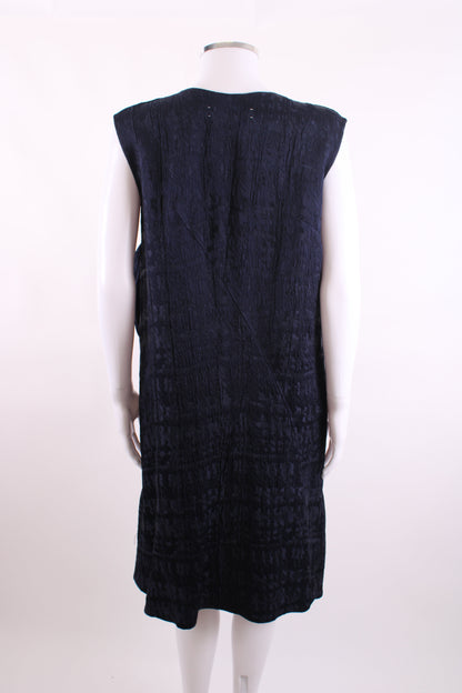 Marni S/S V Neck Dress Navy 12 | O/S, Navy