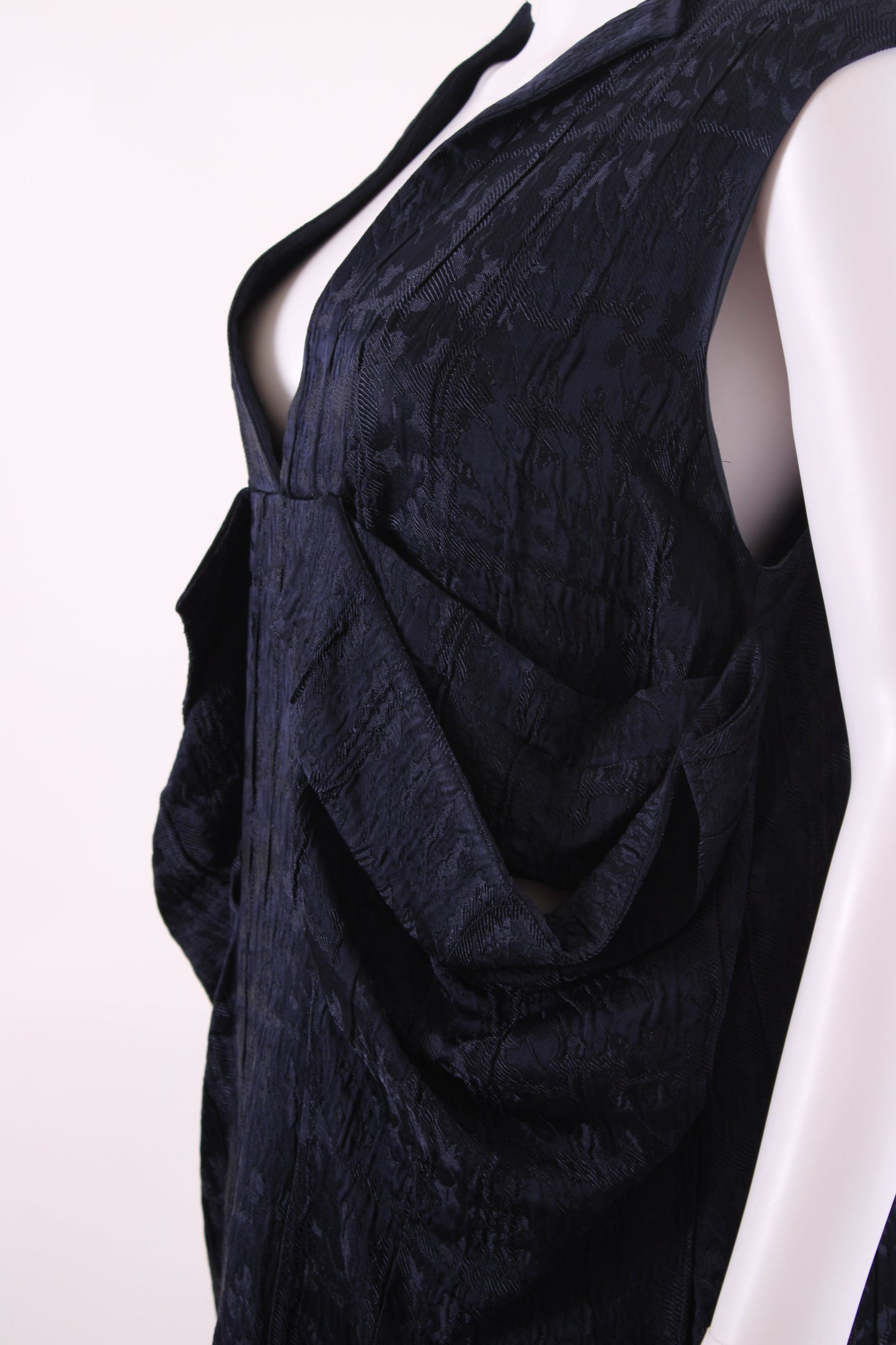 Marni S/S V Neck Dress Navy 12 | O/S, Navy