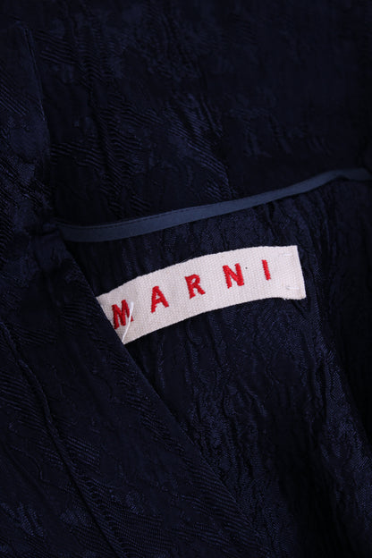 Marni S/S V Neck Dress Navy 12 | O/S, Navy