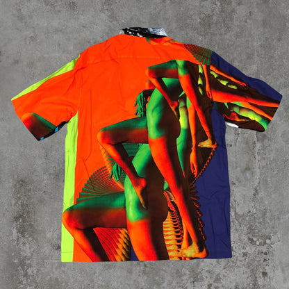 Dries Van Noten Graphic Short Sleeve Shirt