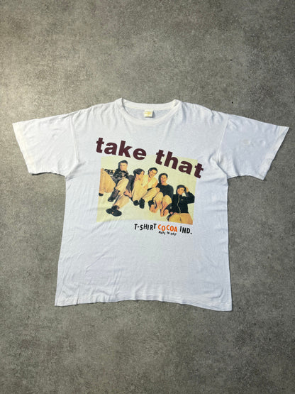 1990s Take That Cocoa Ind. Single Stitch Vintage Tee