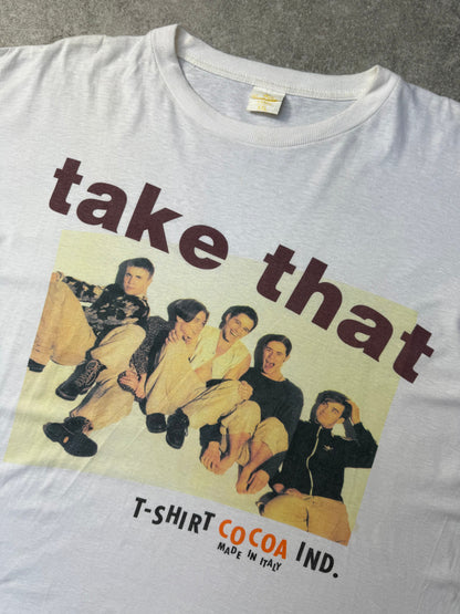 1990s Take That Cocoa Ind. Single Stitch Vintage Tee