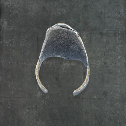 Abstract Face Ring | O/S, Red