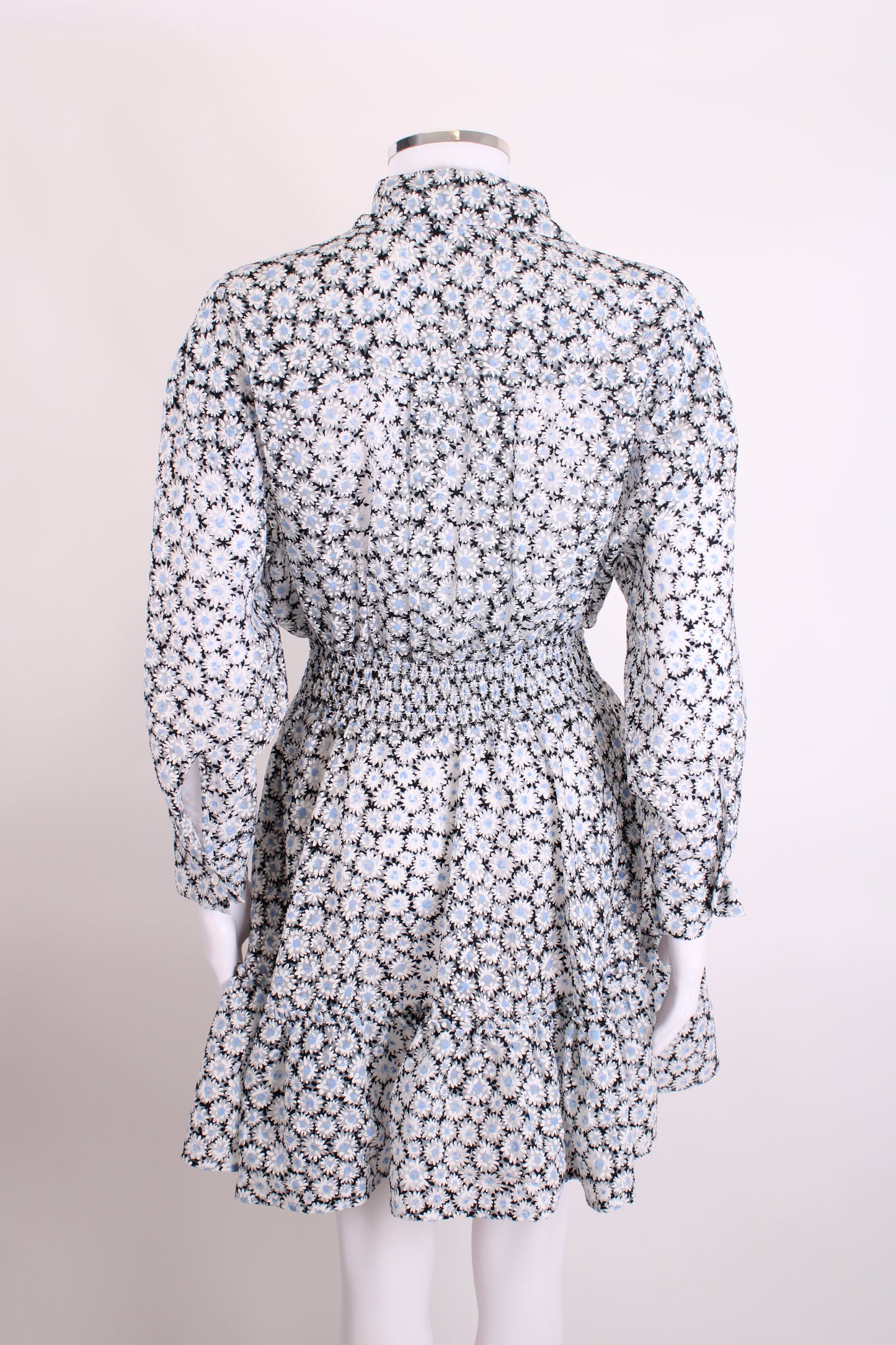 Maje Floral Mini Dress Blue 36 | O/S, Blue