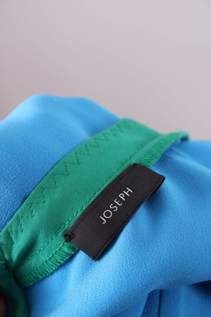 Joseph S/S Shift Dress Blue/ Green 12 | O/S, Blue