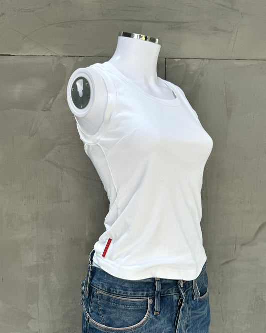 Prada Sport White Vest Top - S | Small, White