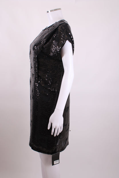 See By Chloe S/S Sequin Dress Black 12 | O/S, Black