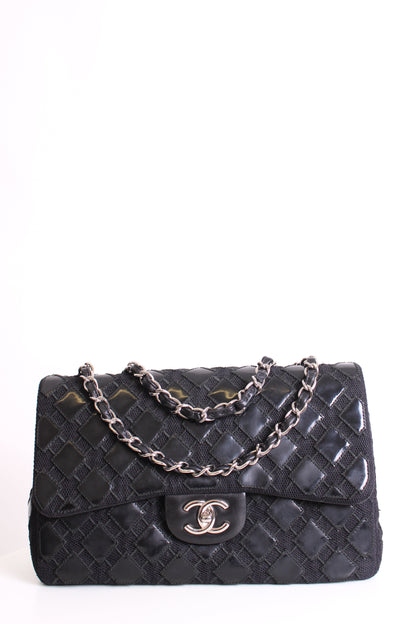 Black Patent Chanel Bag | O/S, Black