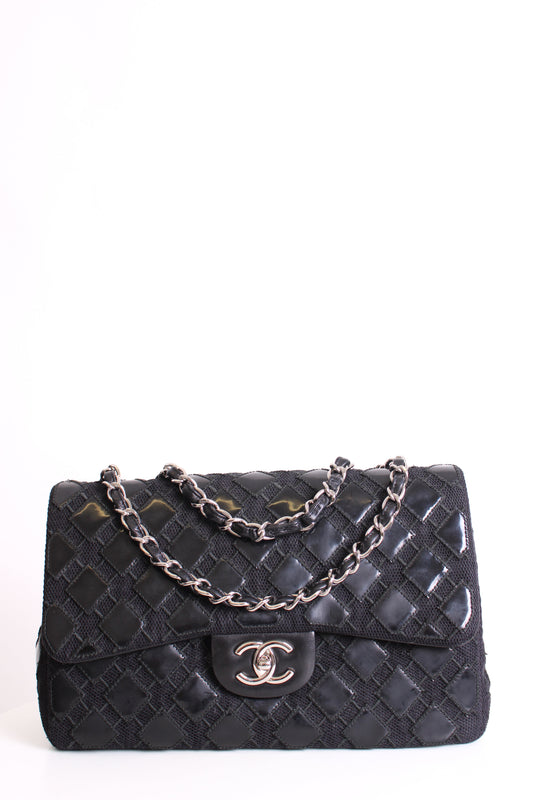 Black Patent Chanel Bag | O/S, Black