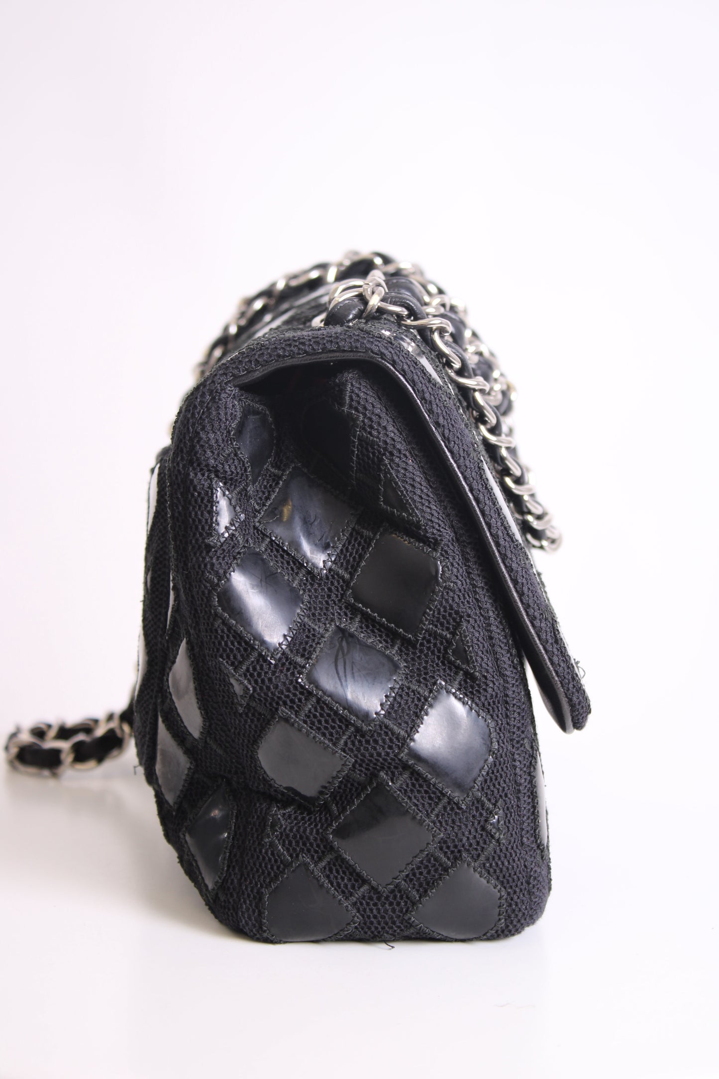 Black Patent Chanel Bag | O/S, Black