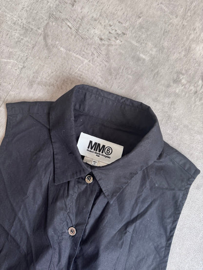 MM6 Maison Margiela Tie Side Cropped Shirt