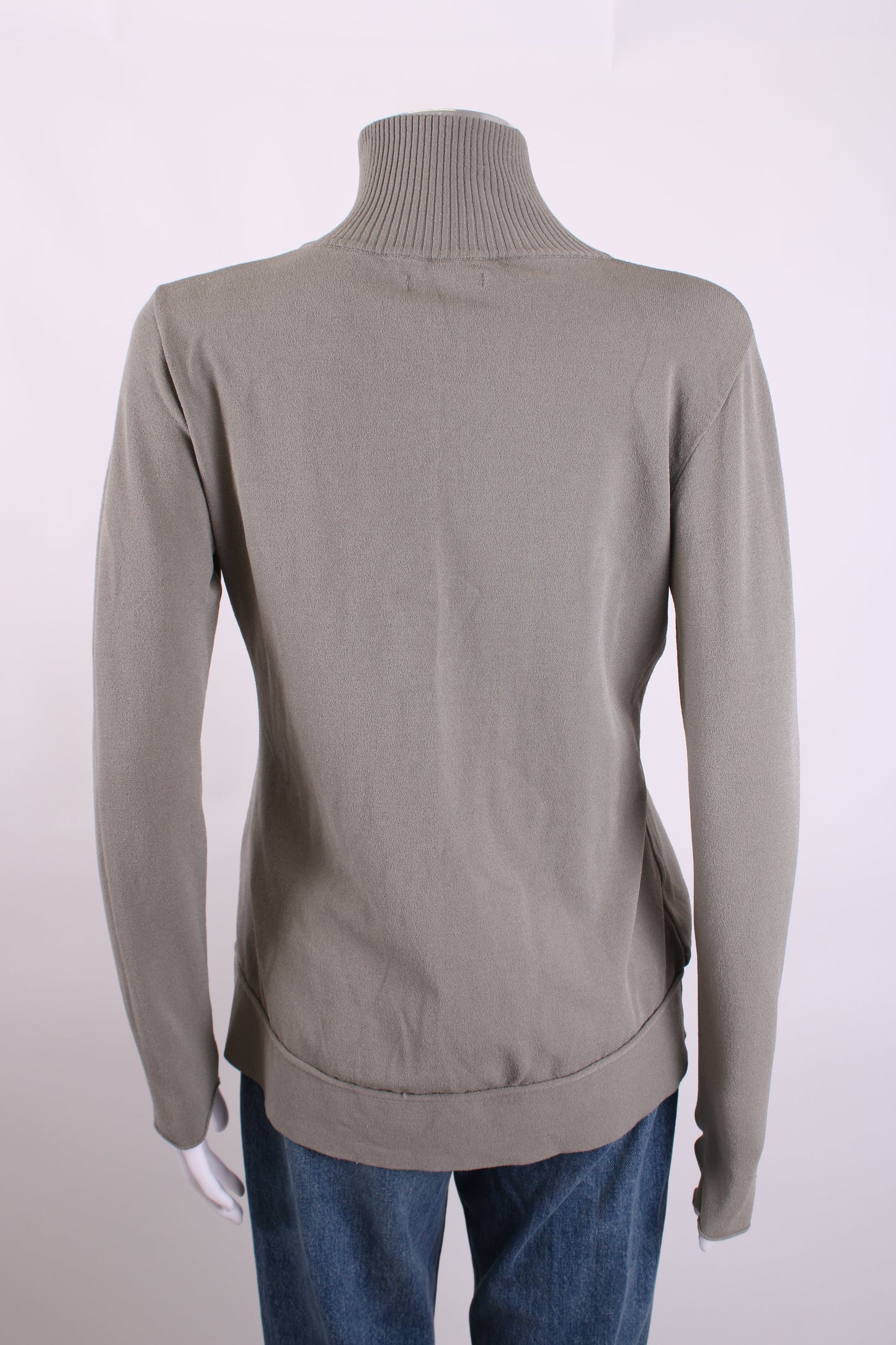 Sarah Pacini Zip Top Taupe One Size | O/S, Taupe