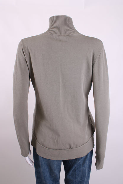 Sarah Pacini Zip Top Taupe One Size | O/S, Taupe