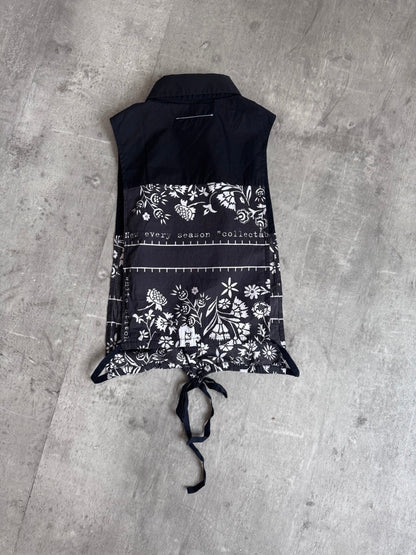 MM6 Maison Margiela Tie Side Cropped Shirt