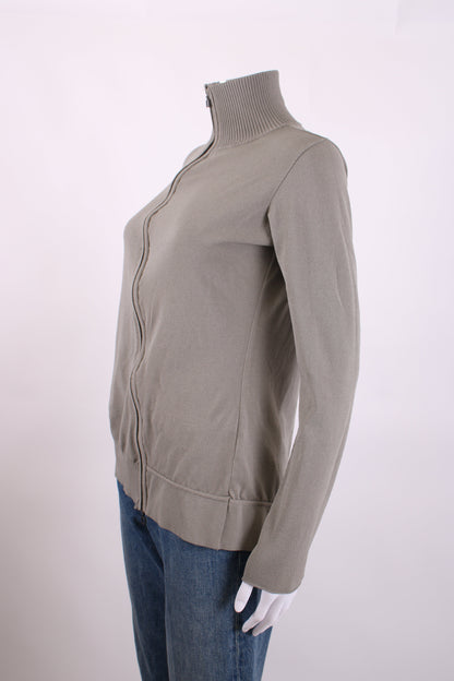 Sarah Pacini Zip Top Taupe One Size | O/S, Taupe