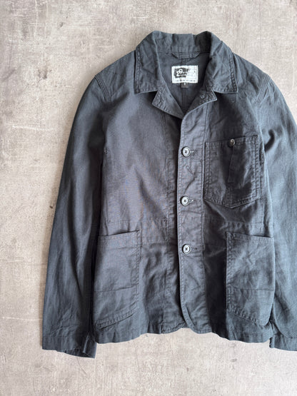 Engineered Garments Black Cotton Workwear Jacket | Extra Small, Multicoloured