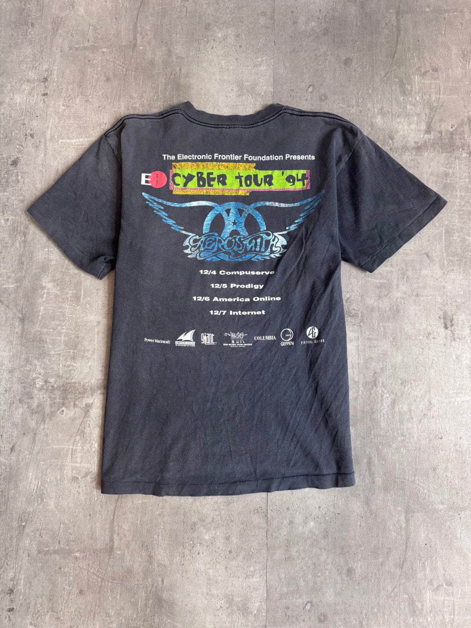 Aerosmith 1994 Single Stitch Cyber Tour Tee