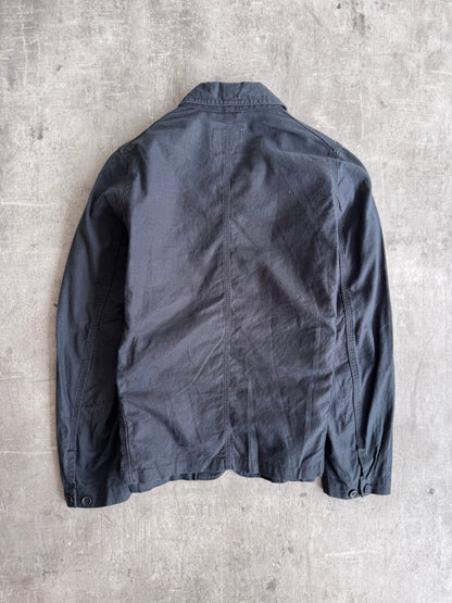 Engineered Garments Black Cotton Workwear Jacket | Extra Small, Multicoloured