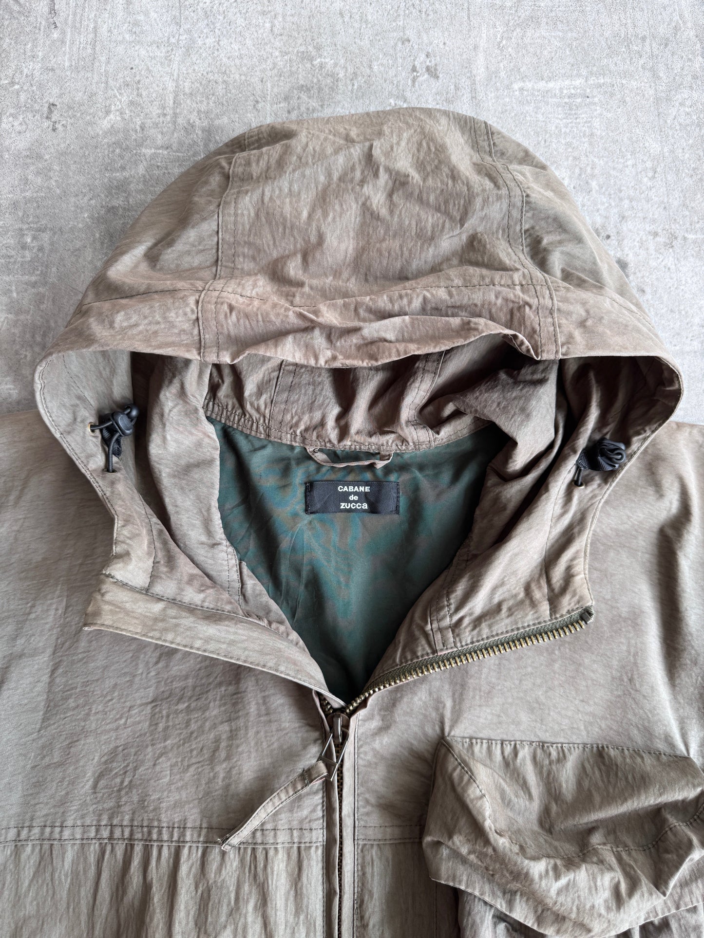 Cabane De Zucca By Issey Miyake Tactical Utility Jacket | Extra Large, Red