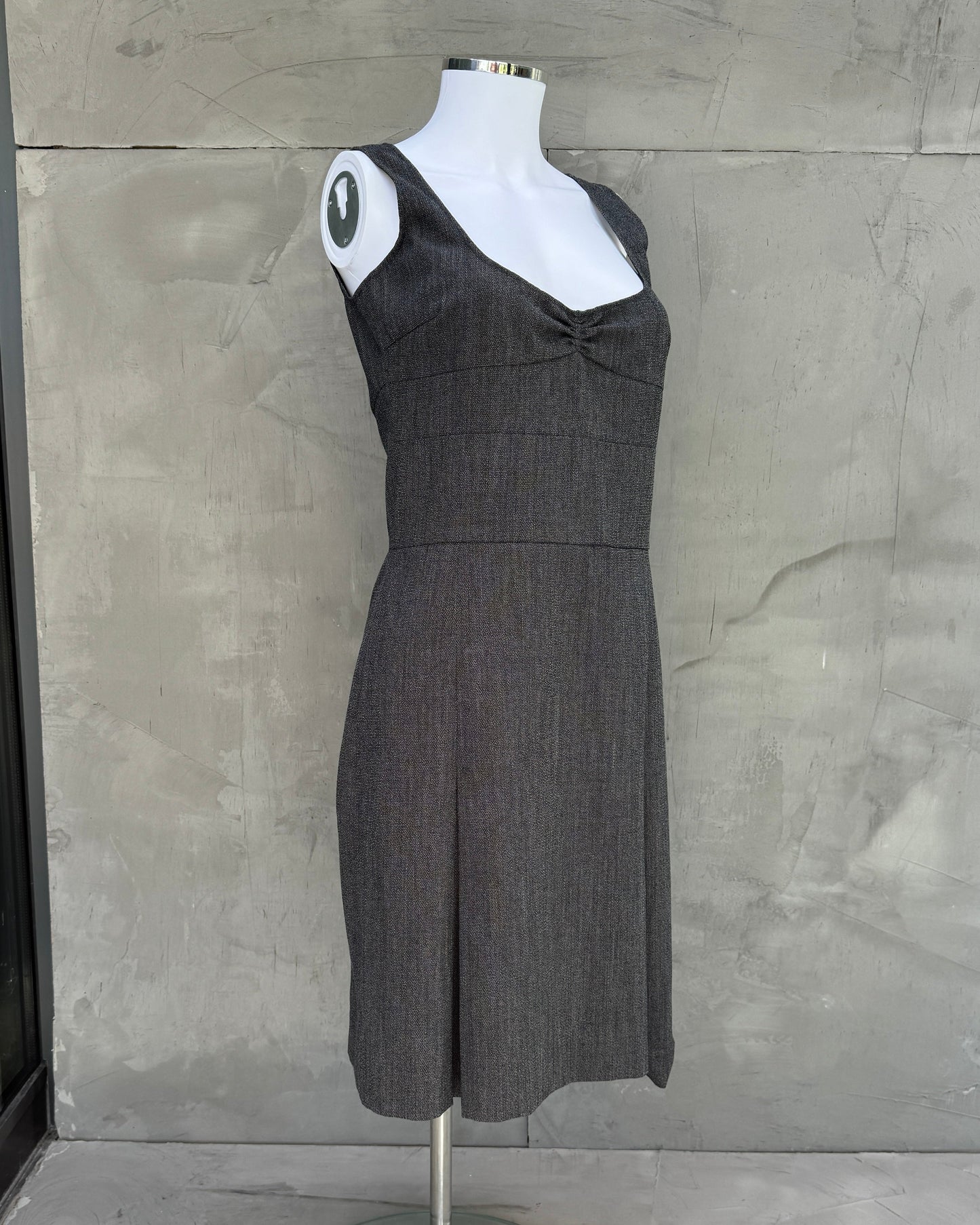 Miu Miu Wool Midi Prep Dress