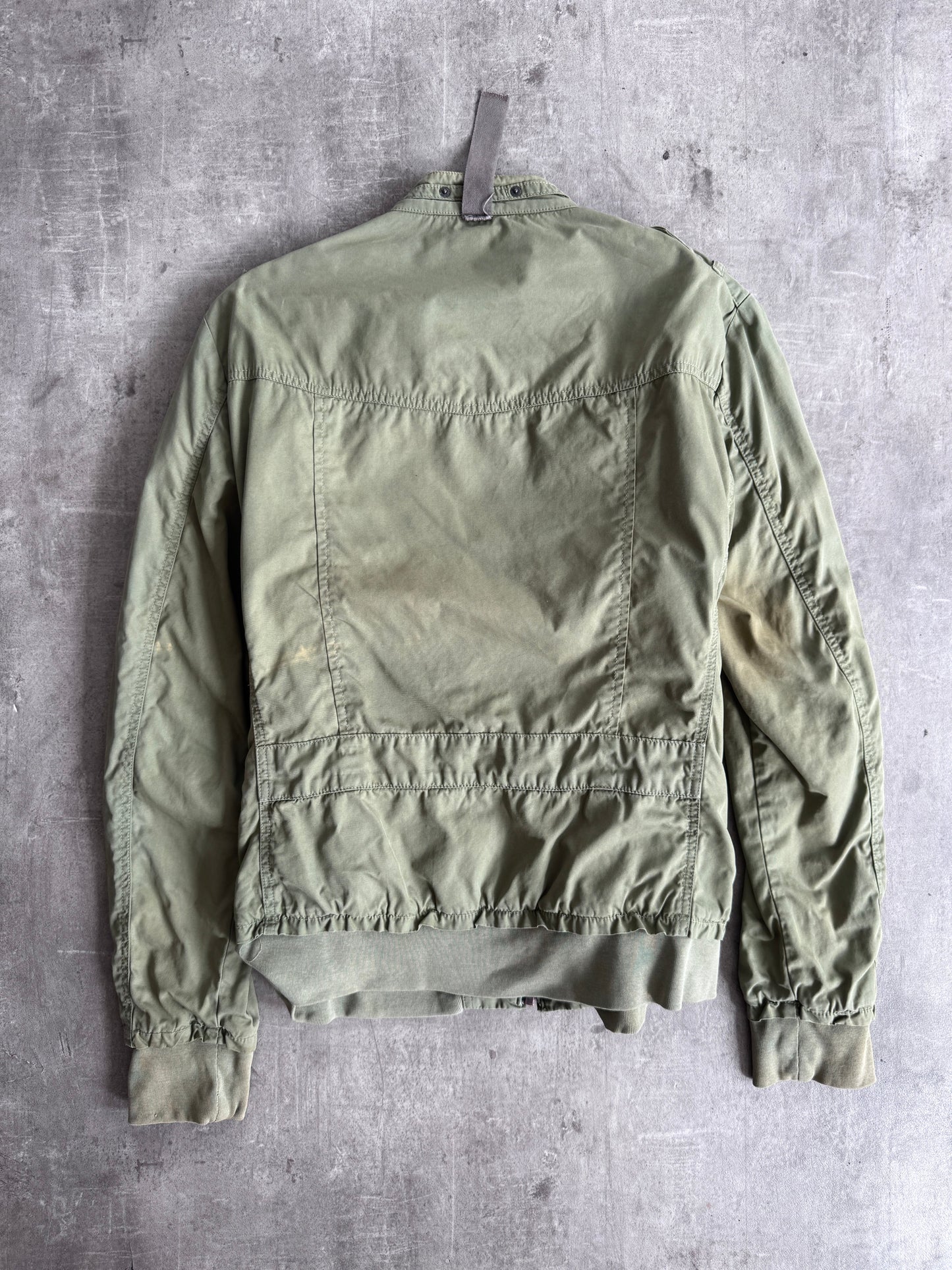 2000s Dolce & Gabbana Military Green Utility Bomber Jacket | Medium, Multicoloured