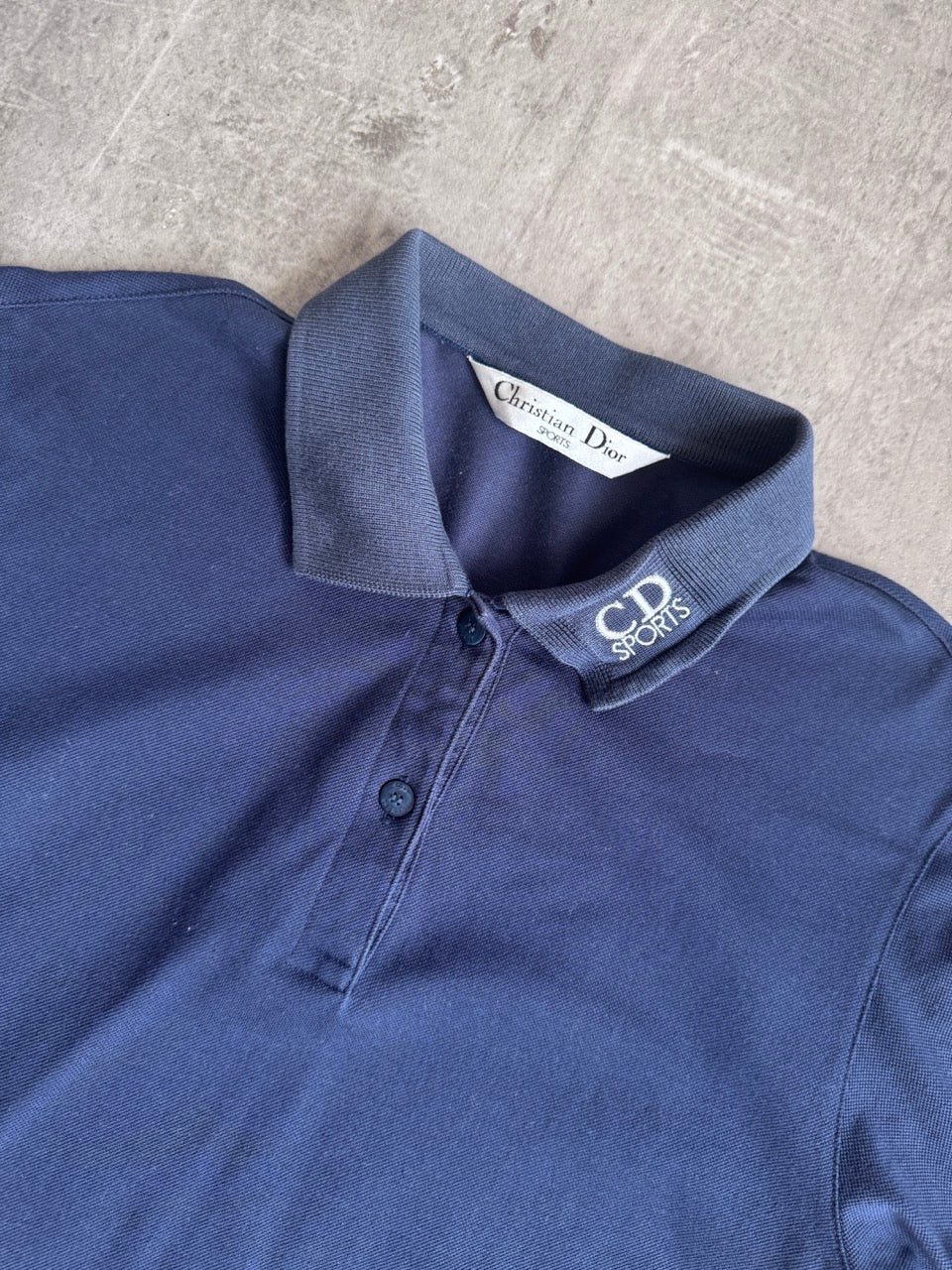 Christian Dior Sports Navy CD Polo Shirt