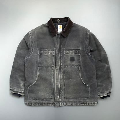 Carhartt Black 2011 Arctic Quilted Chore Jacket | XX-Large, Black